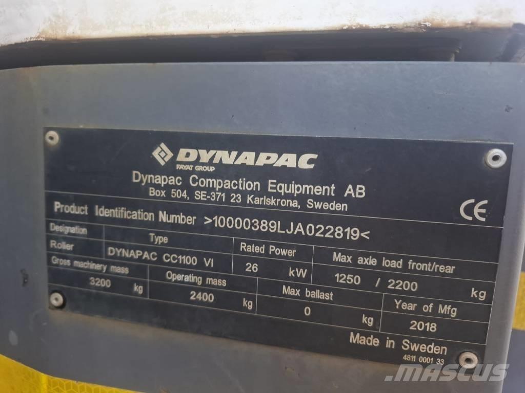 Dynapac CC 1100 VI Tvåvalsvältar