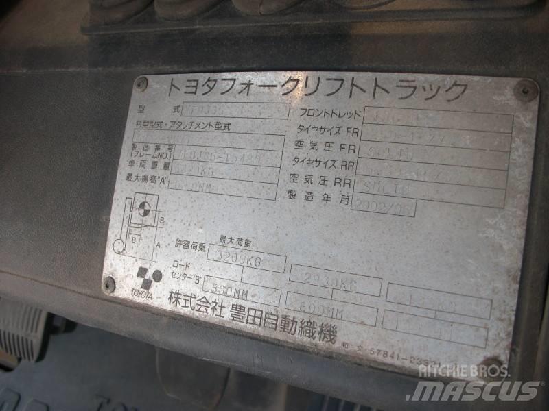 Toyota 7 FDJ 35 Dieselmotviktstruckar