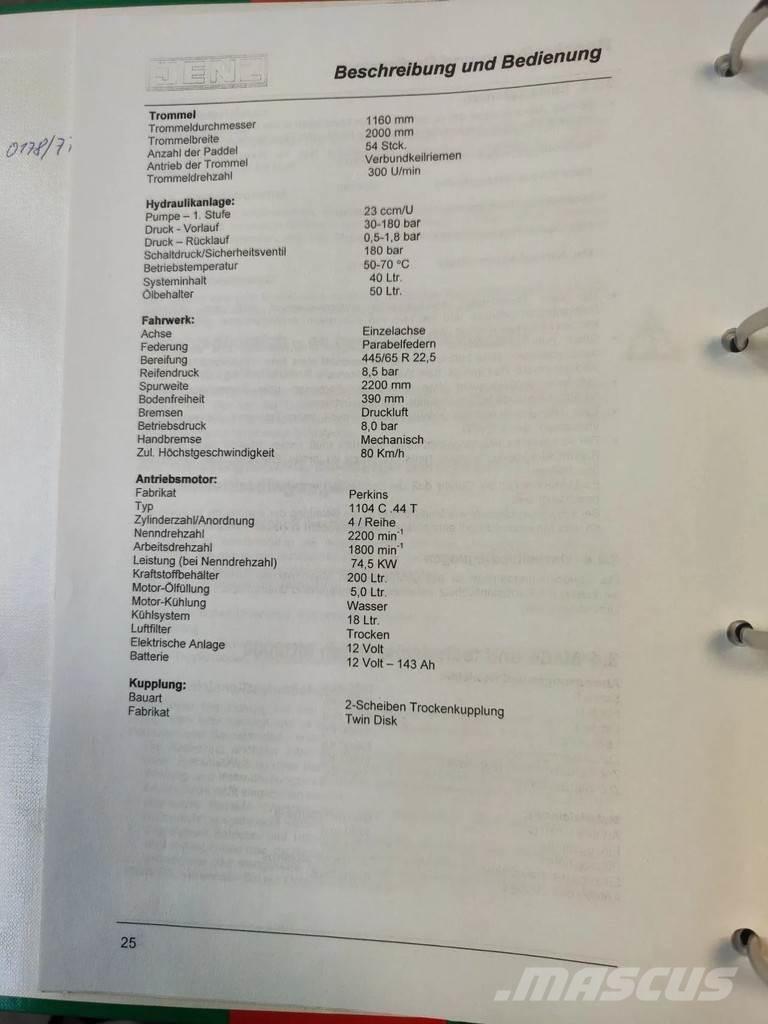 JENZ MU 2000D Avfallsförstörare