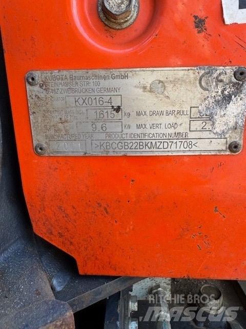 Kubota KX 016-4 Minigrävare < 7t