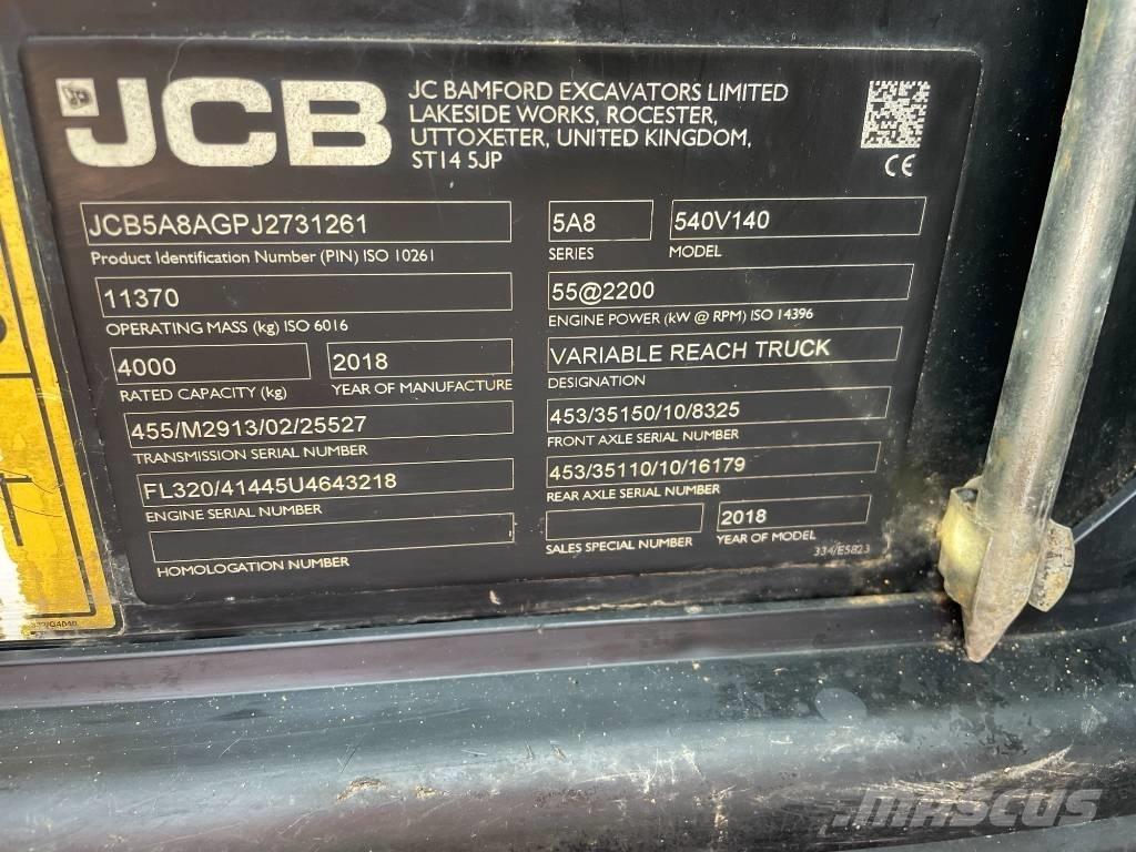 JCB 540-140 Teleskoplastare