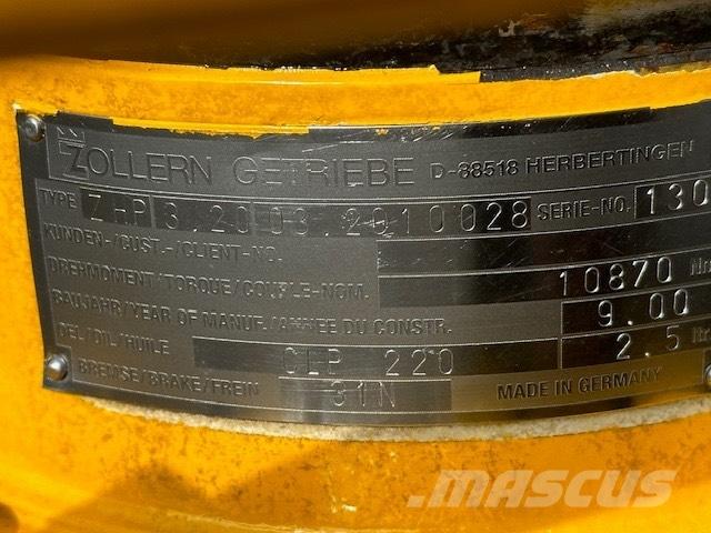  ZOLLERN  ZHP 3.20 Växellåda