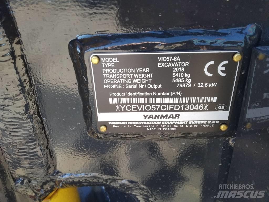 Yanmar Vio 57 Minigrävare < 7t