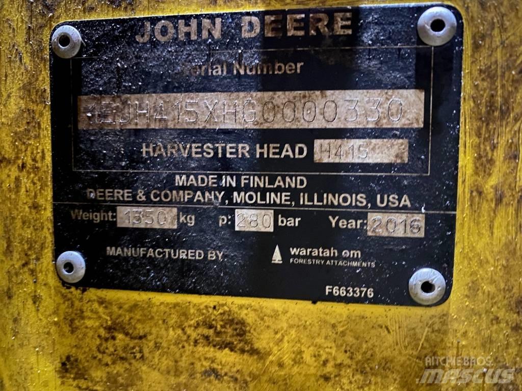 John Deere H 415 Skördaraggregat