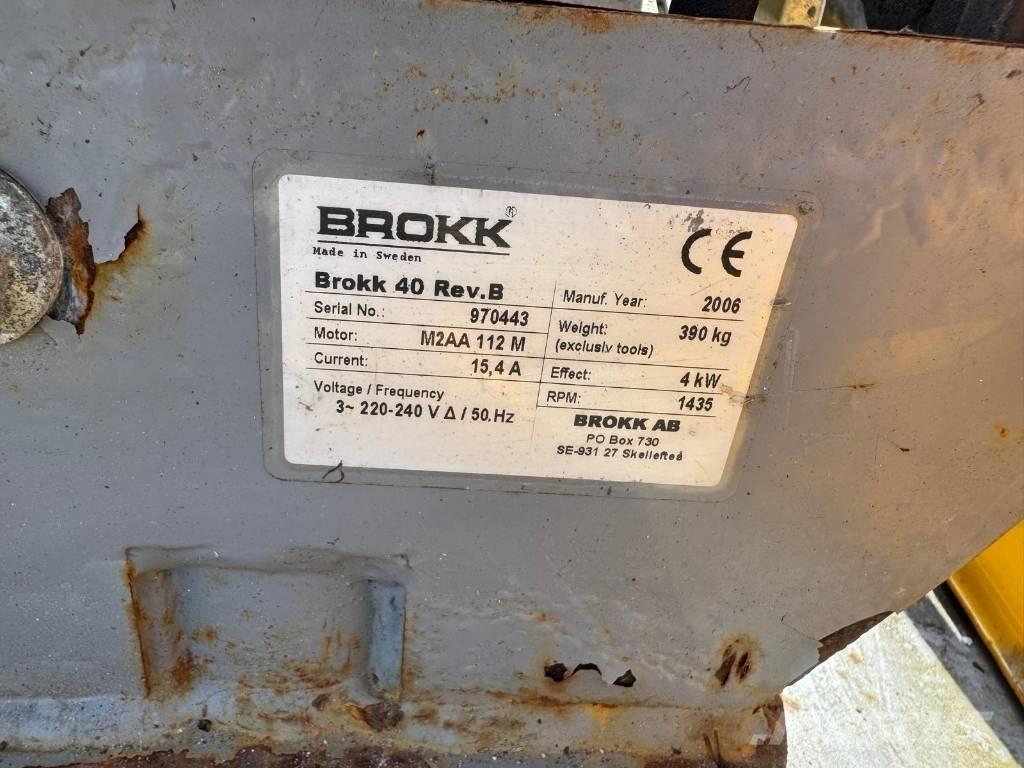 Brokk 40 Rivningsgrävare