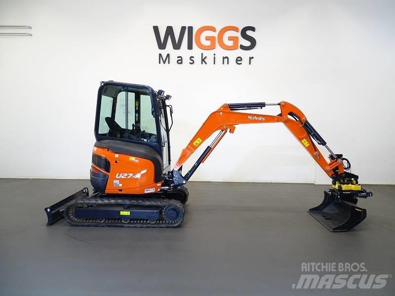 Kubota U 27-4 Minigrävare < 7t
