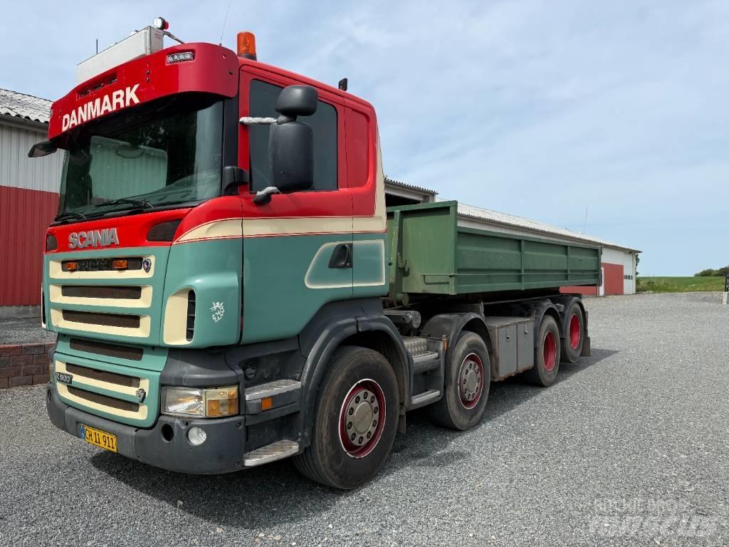 Scania R500 8x2 Lastväxlare med kabellift
