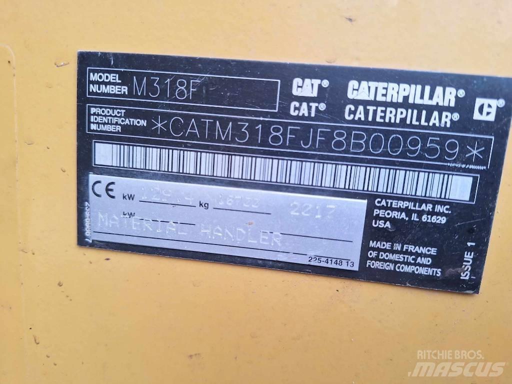 CAT M 318 F Hjulgrävare