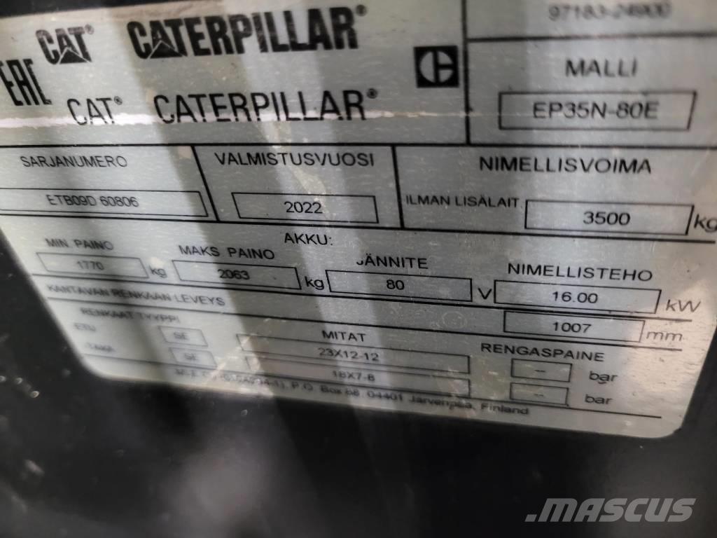 CAT EP 35 N Elmotviktstruckar