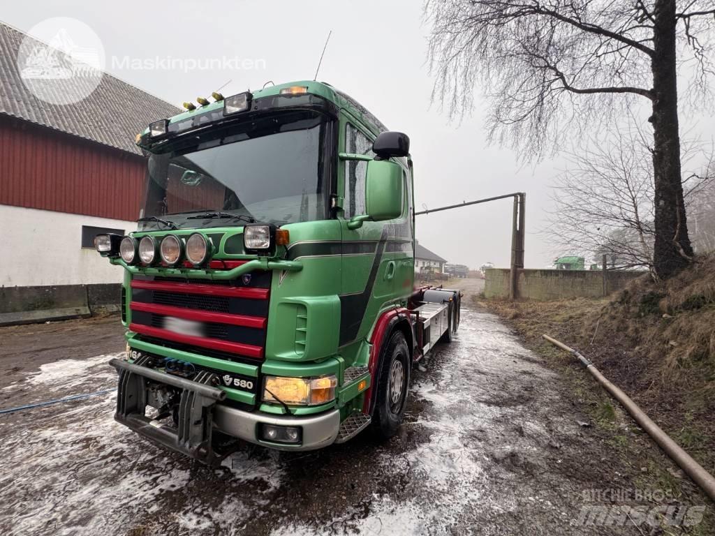 Scania R 164-580 Lastväxlare/Krokbilar