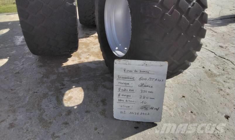 Alliance 600/55R26.5 Däck, hjul och fälgar