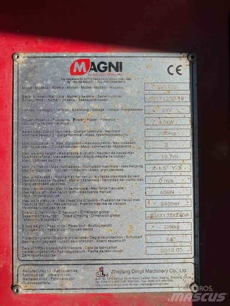 Magni ES 1612 E Saxliftar