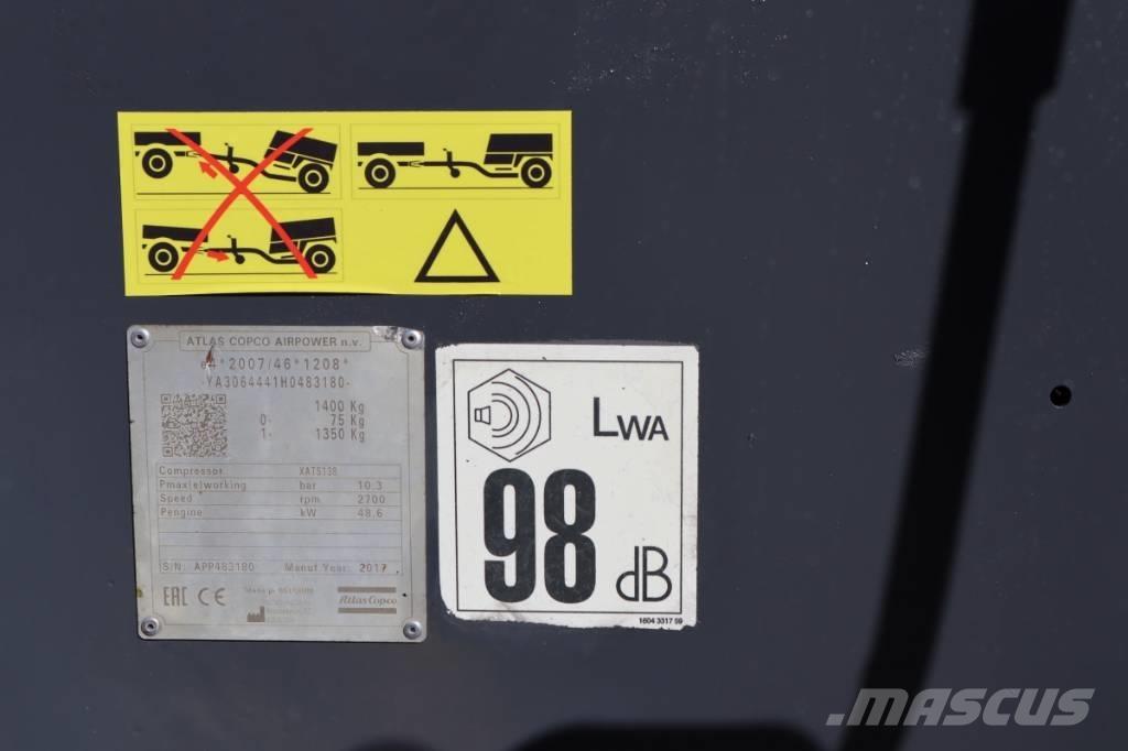 Atlas Copco XATS138 Kompressorer