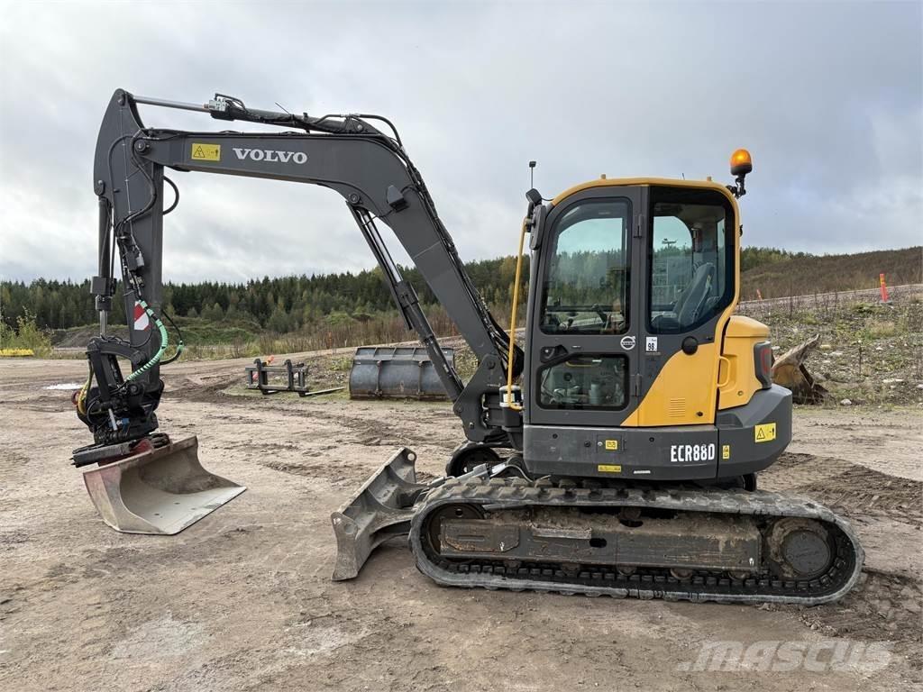 Volvo ECR88 D Midigrävmaskiner 7t - 12t