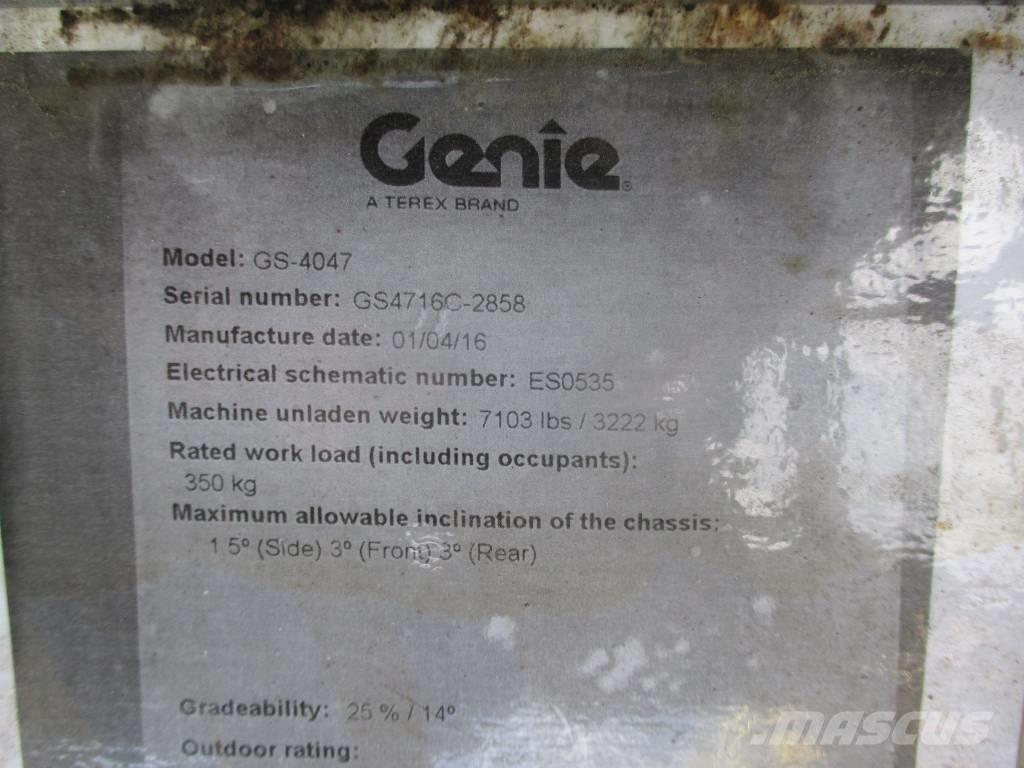 Genie GS 4047 Saxliftar
