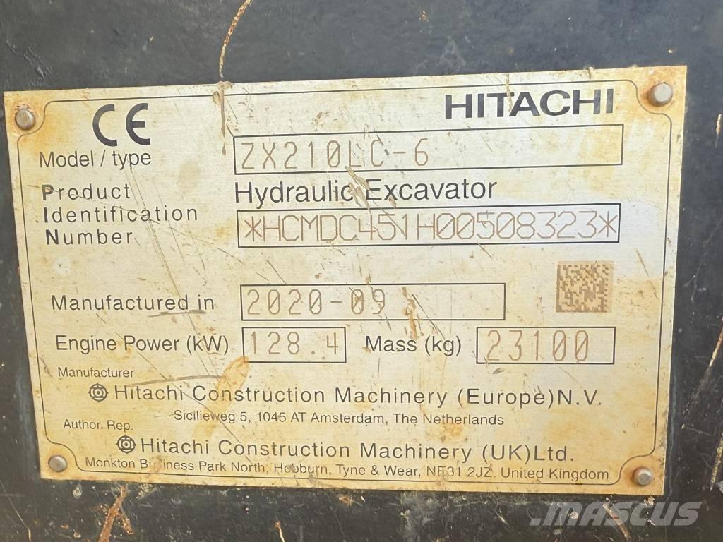 Hitachi ZX 210 LC-6 Bandgrävare