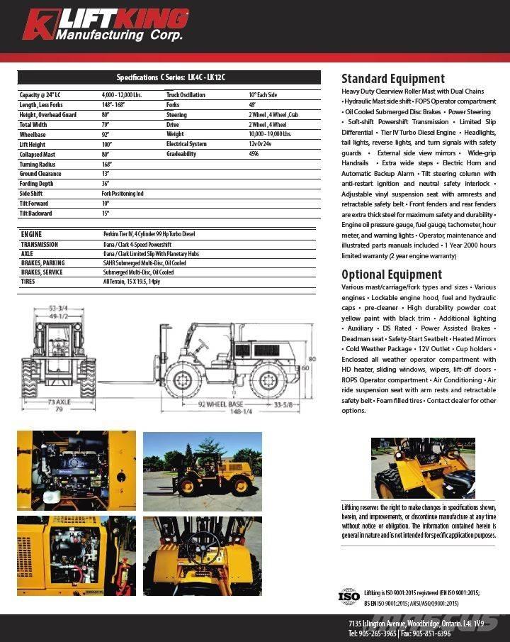 Liftking LK12C Terrängtruck