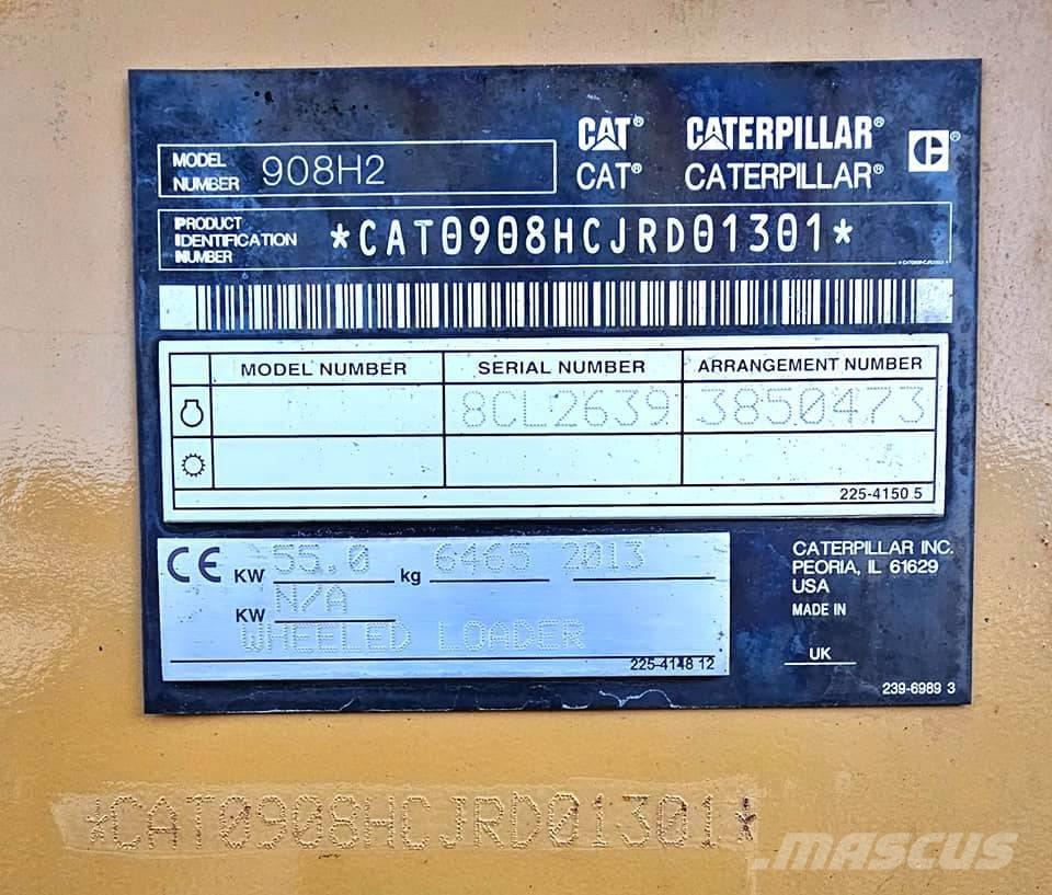 CAT 908 H 2 Hjullastare