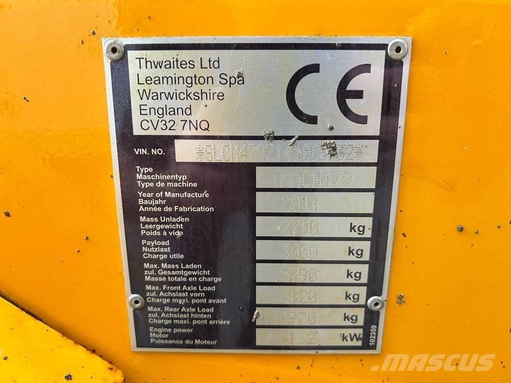 Thwaites 3T HTST Minidumprar