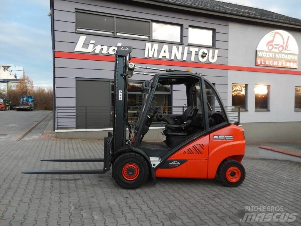 Linde H35T-02 Gasolmotviktstruckar