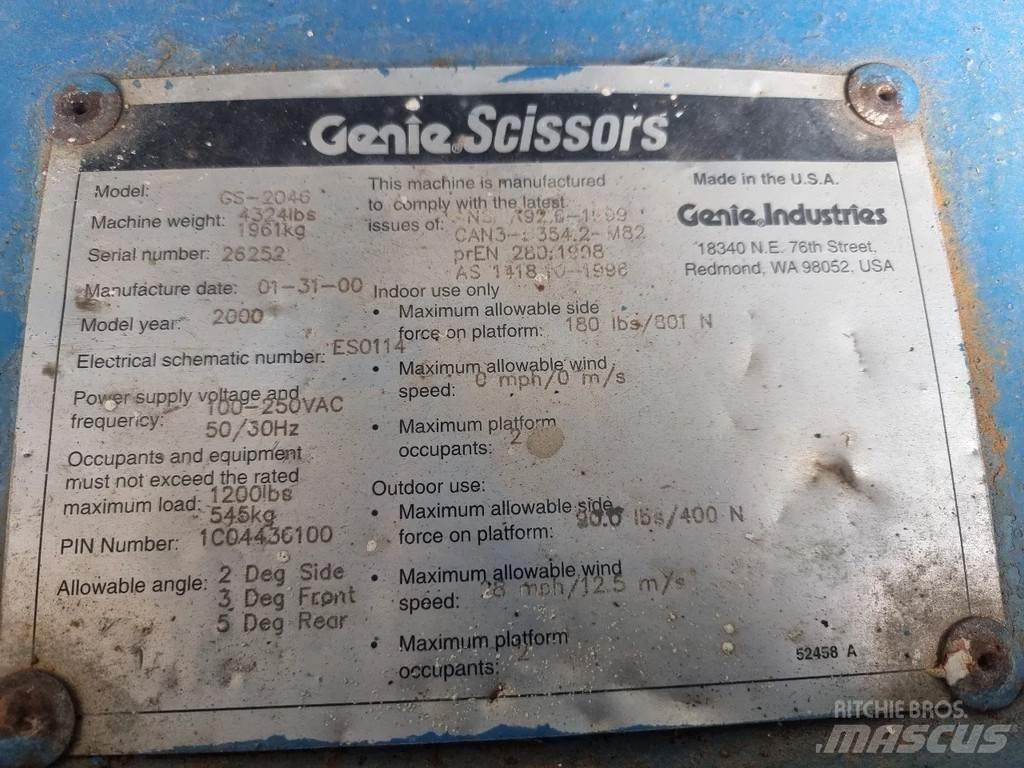 Genie GS2046 Saxliftar