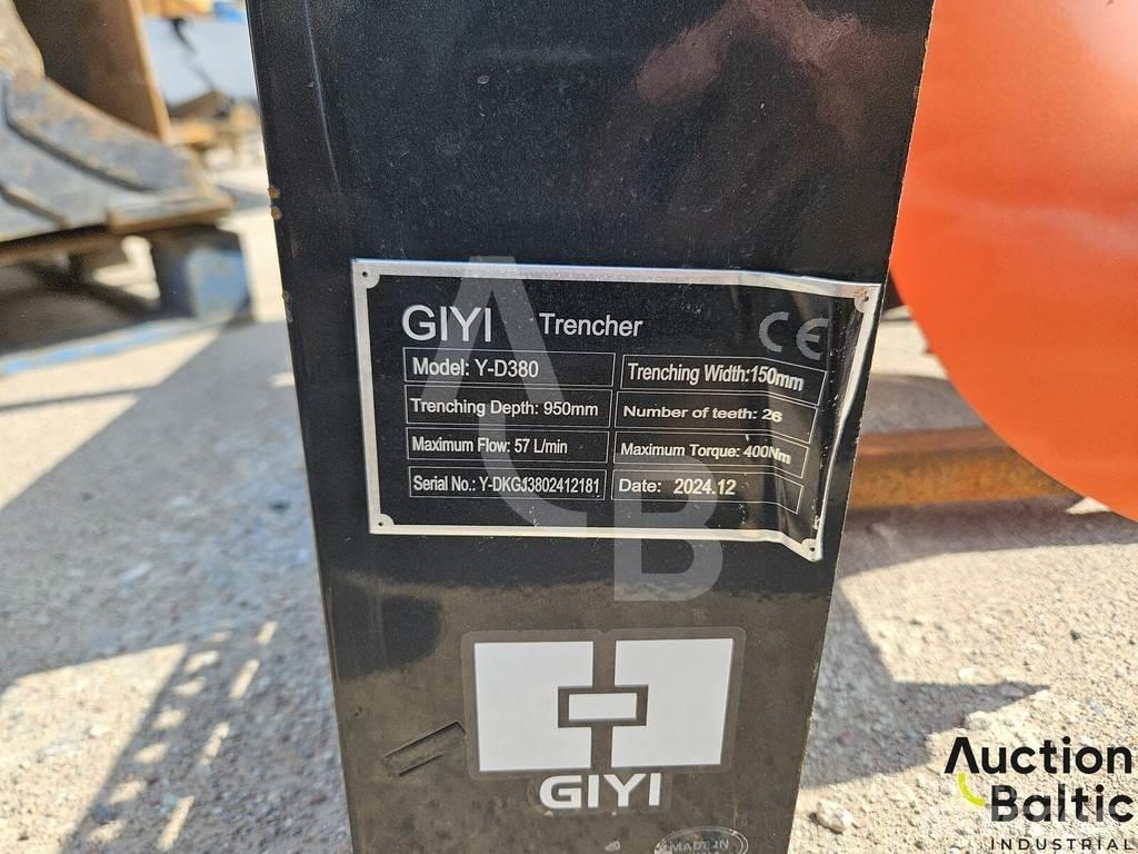  Giyi Y-D380 Kedjegrävmaskiner