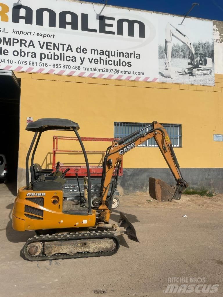 CASE CX 18 B Minigrävare < 7t