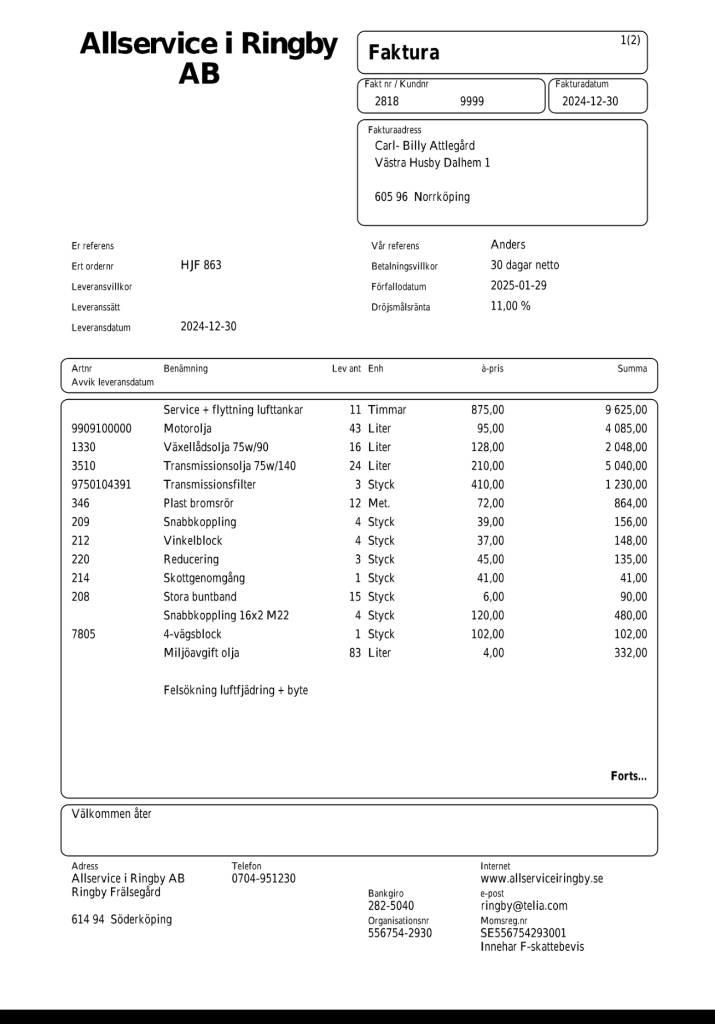 Scania R 730 Övriga bilar