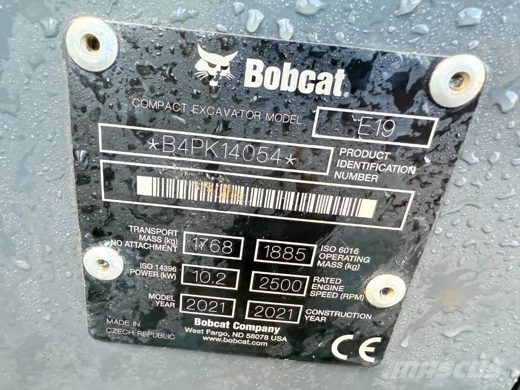 Bobcat E 19 Minigrävare < 7t