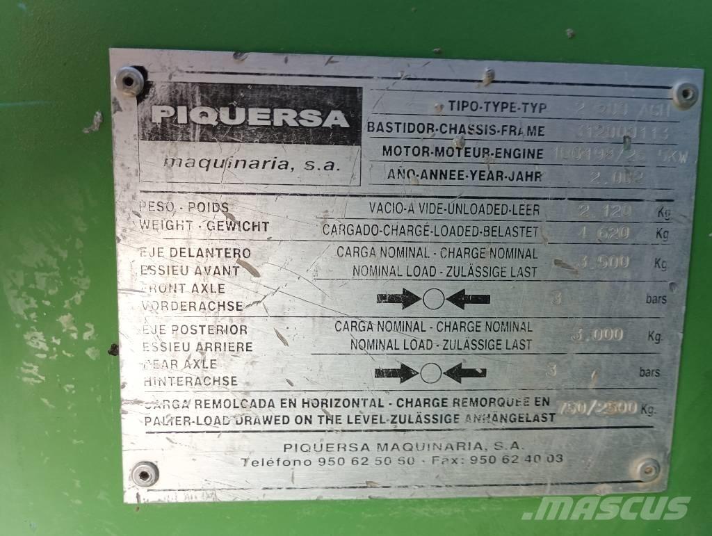 Piquersa 2500 ACH Minidumprar