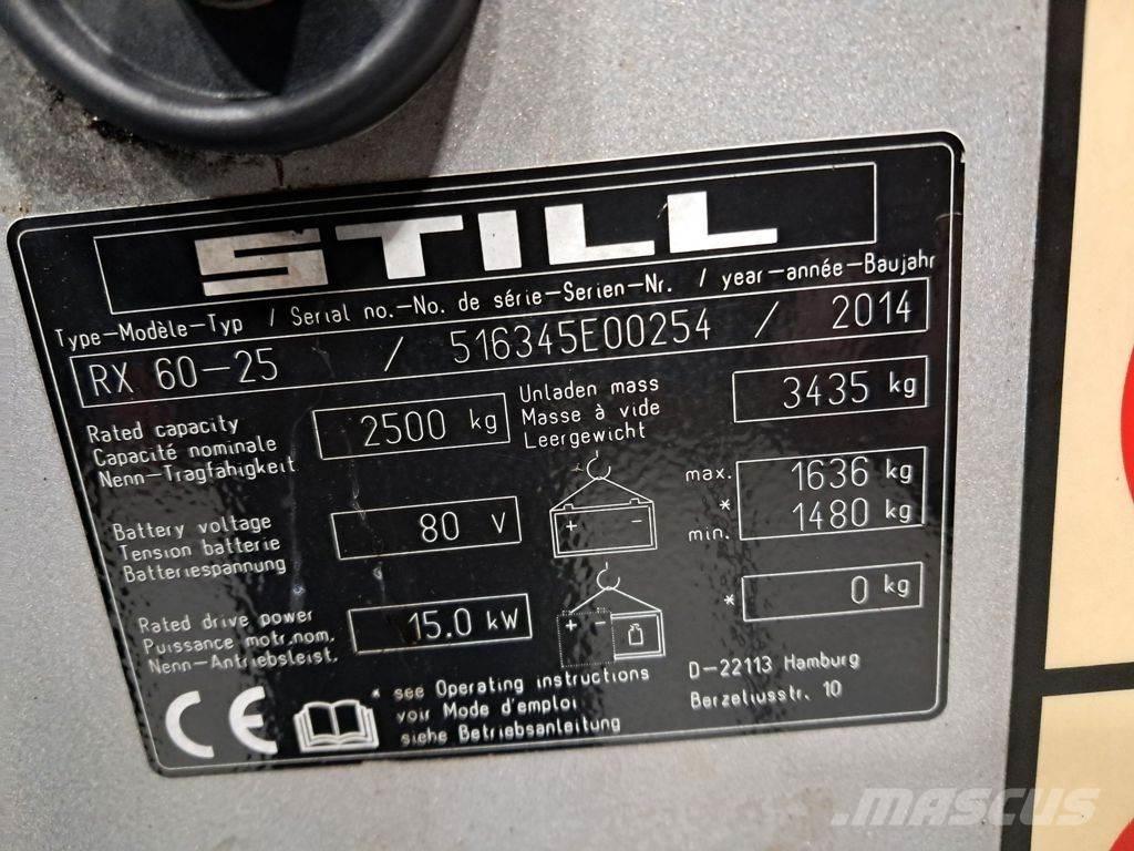 Still RX60-25 Elmotviktstruckar
