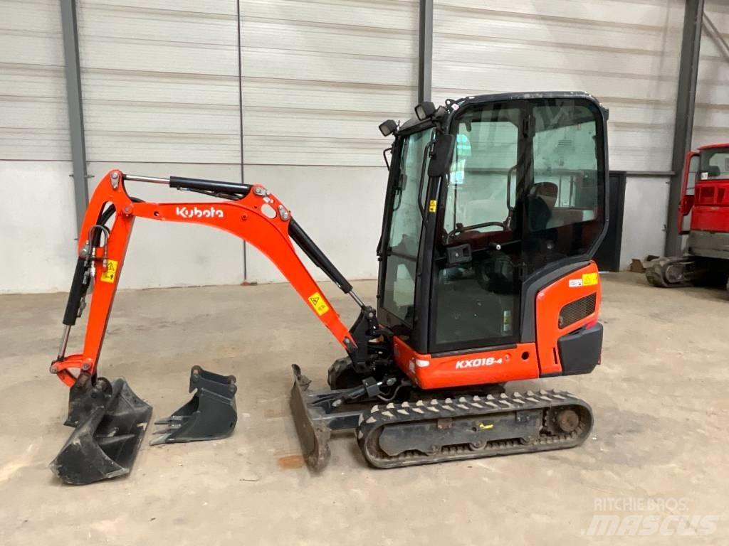 Kubota KX 018-4 Minigrävare < 7t