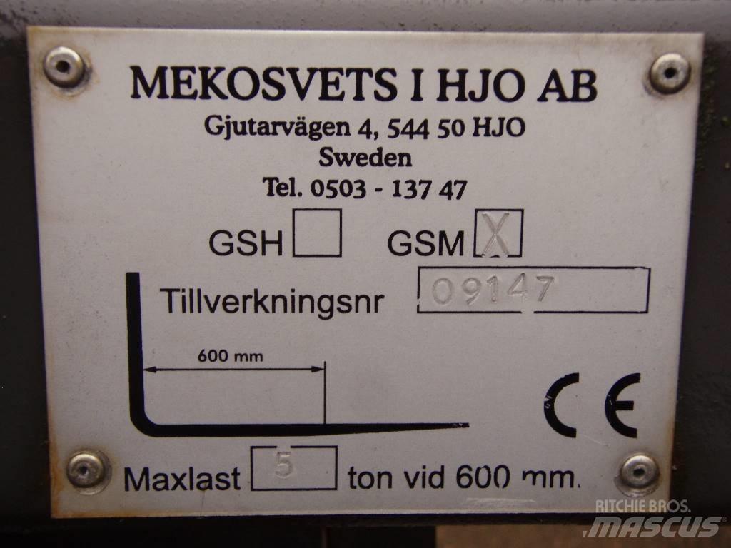  MSH Pallgaffel 5 Ton Pallgafflar