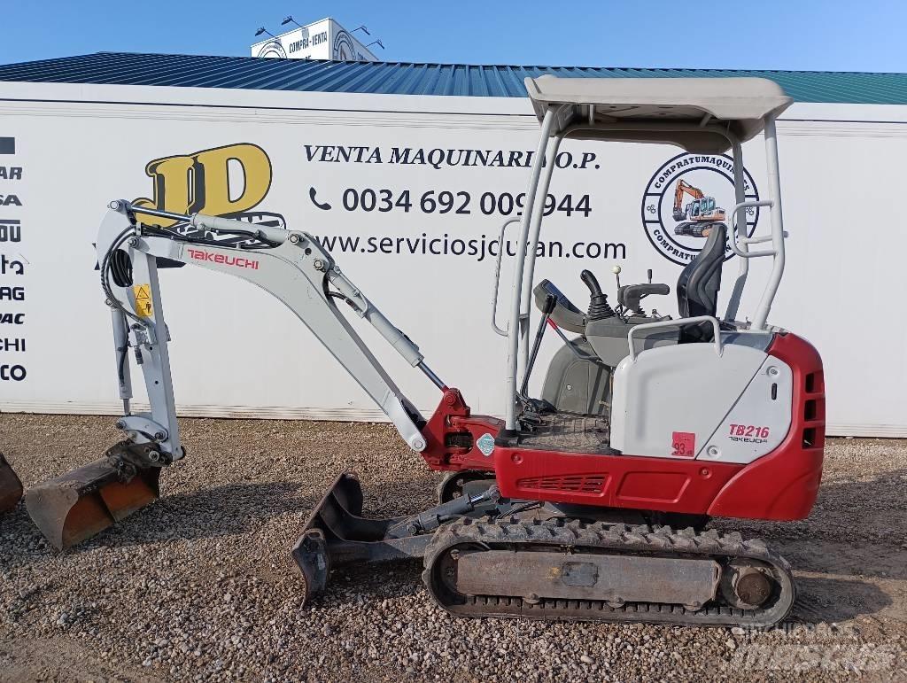 Takeuchi TB 216 Minigrävare < 7t