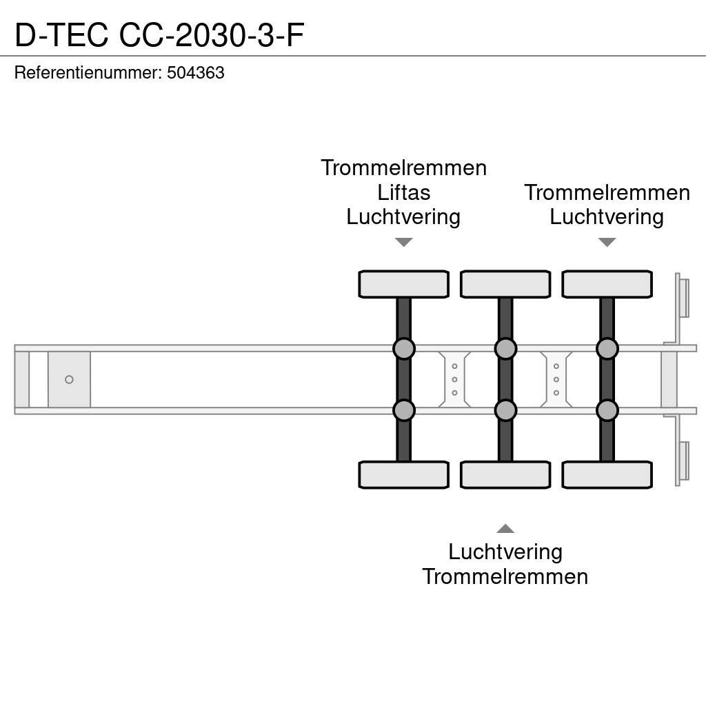 D-tec CC-2030-3-F Containertrailer