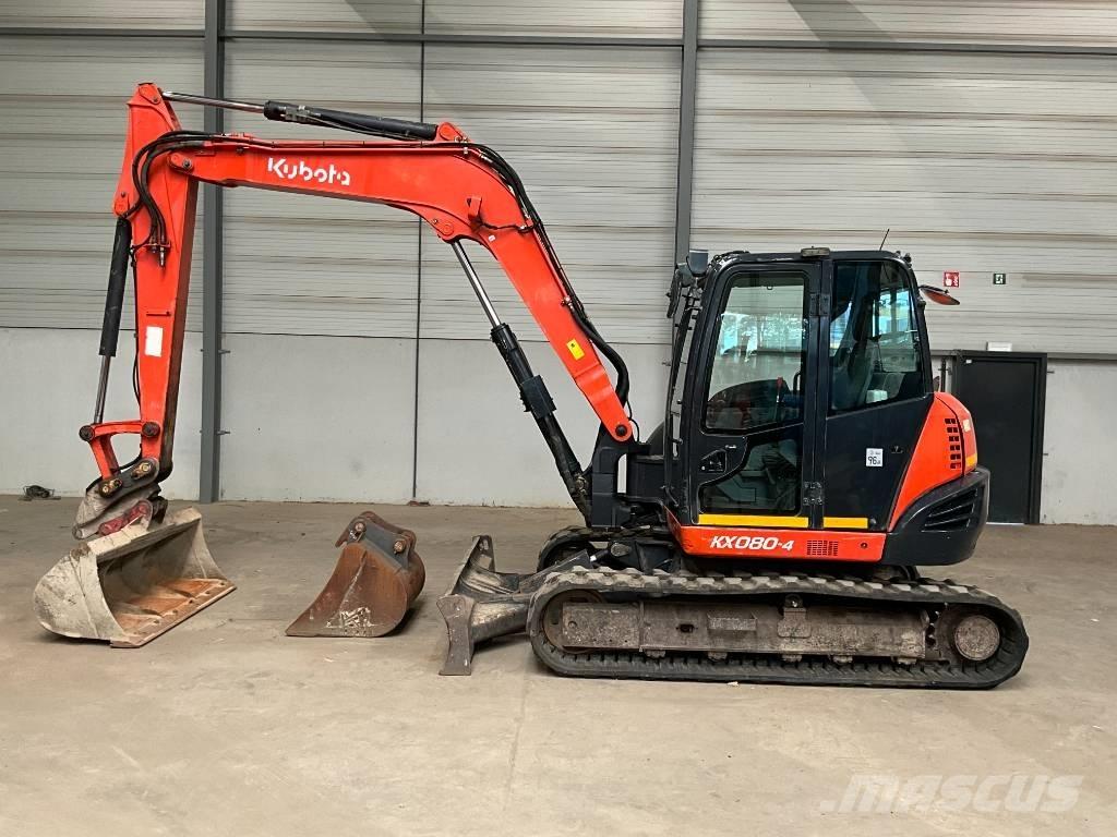 Kubota KX 080-4 Midigrävmaskiner 7t - 12t