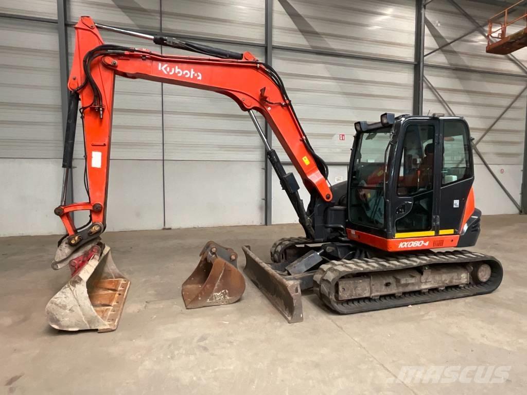 Kubota KX 080-4 Midigrävmaskiner 7t - 12t