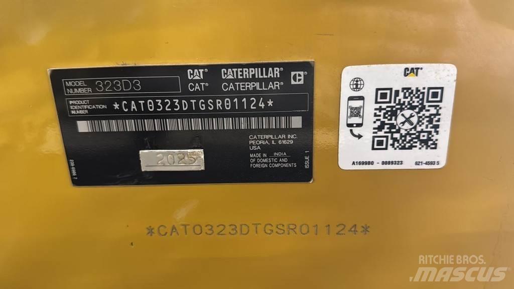 CAT 323D3 Specialgrävmaskiner