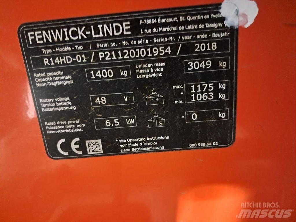 Linde R14 HD Skjutstativtruck