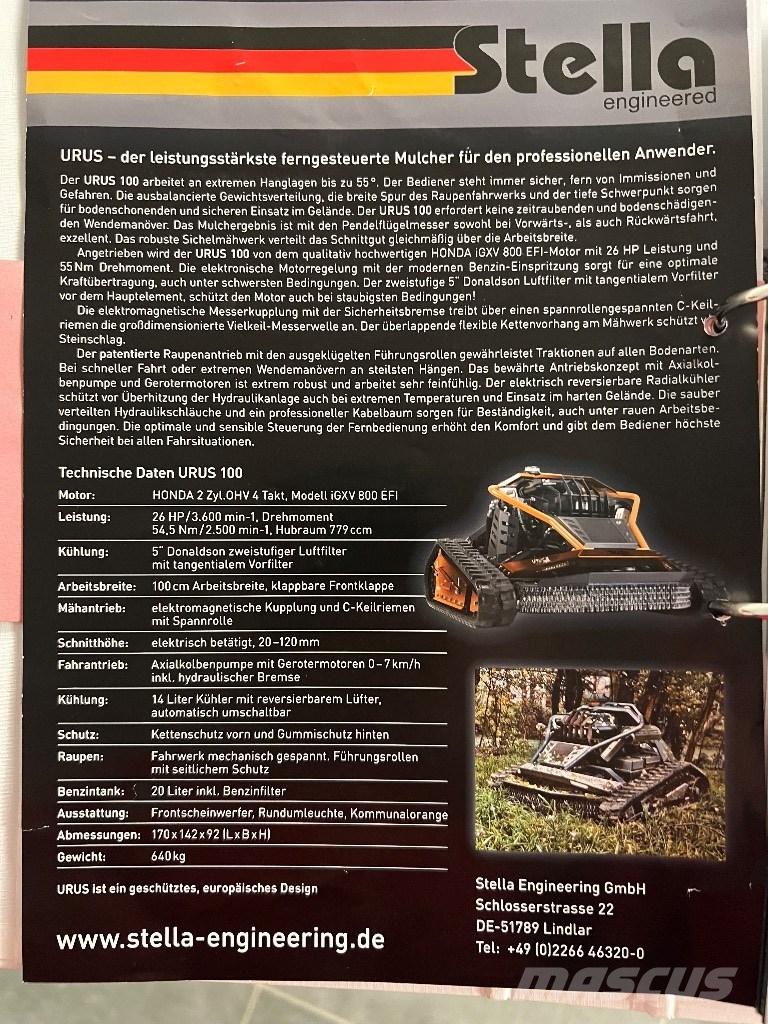  Stella URUS 100 Robotgräsklippare