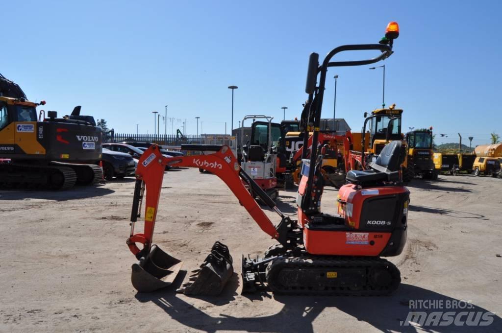 Kubota K 008-5 Minigrävare < 7t