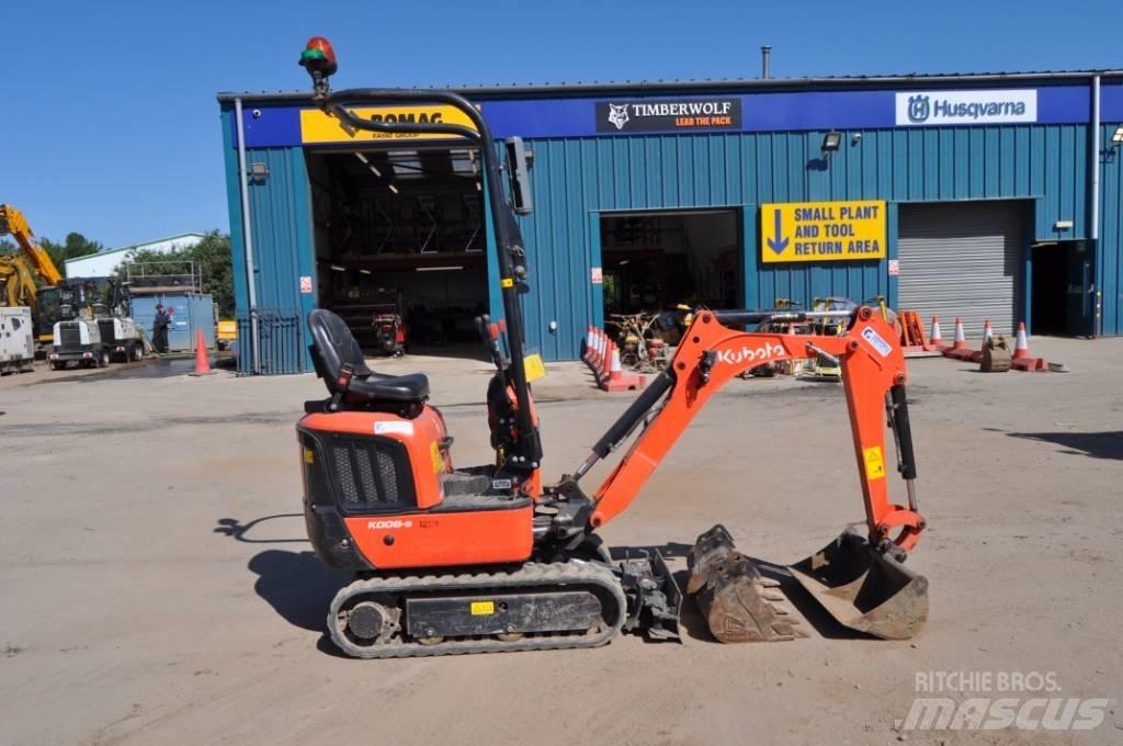 Kubota K 008-5 Minigrävare < 7t