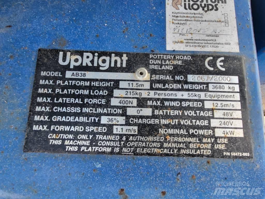 UpRight AB38N Bomliftar