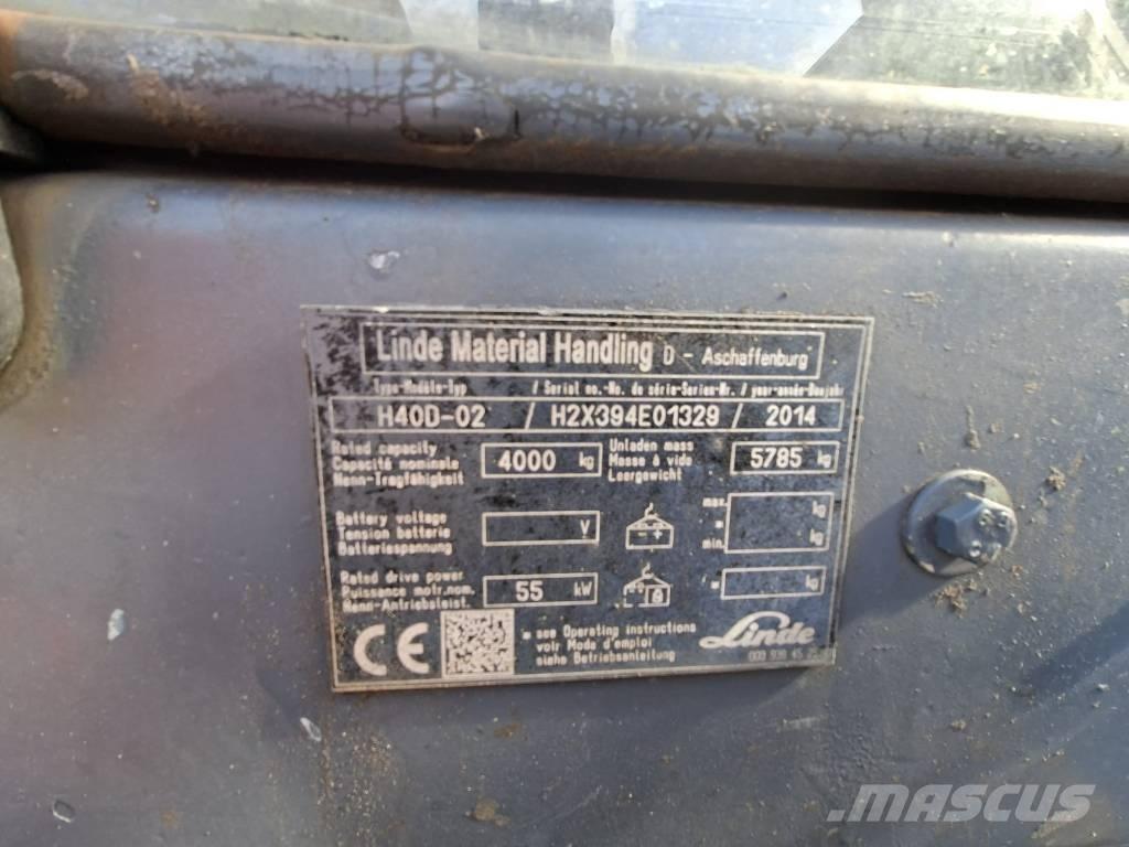 Linde H40D-02 Dieselmotviktstruckar