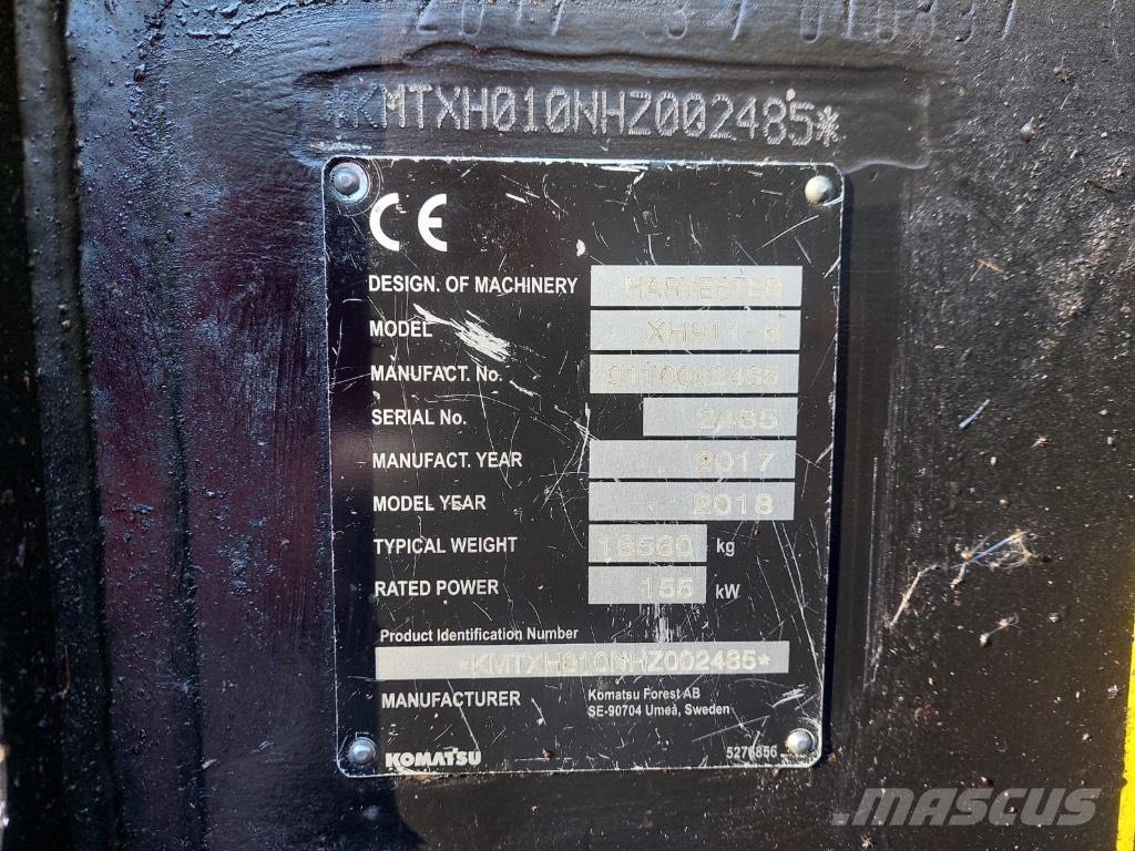 Komatsu 911 Skördare