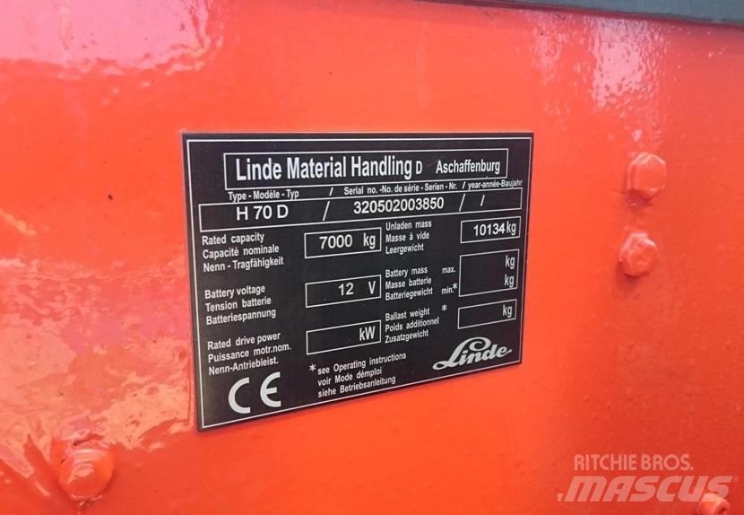 Linde H 70 D Dieselmotviktstruckar