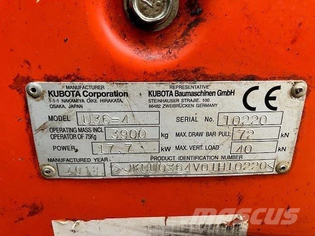 Kubota U36-4 Bandgrävare