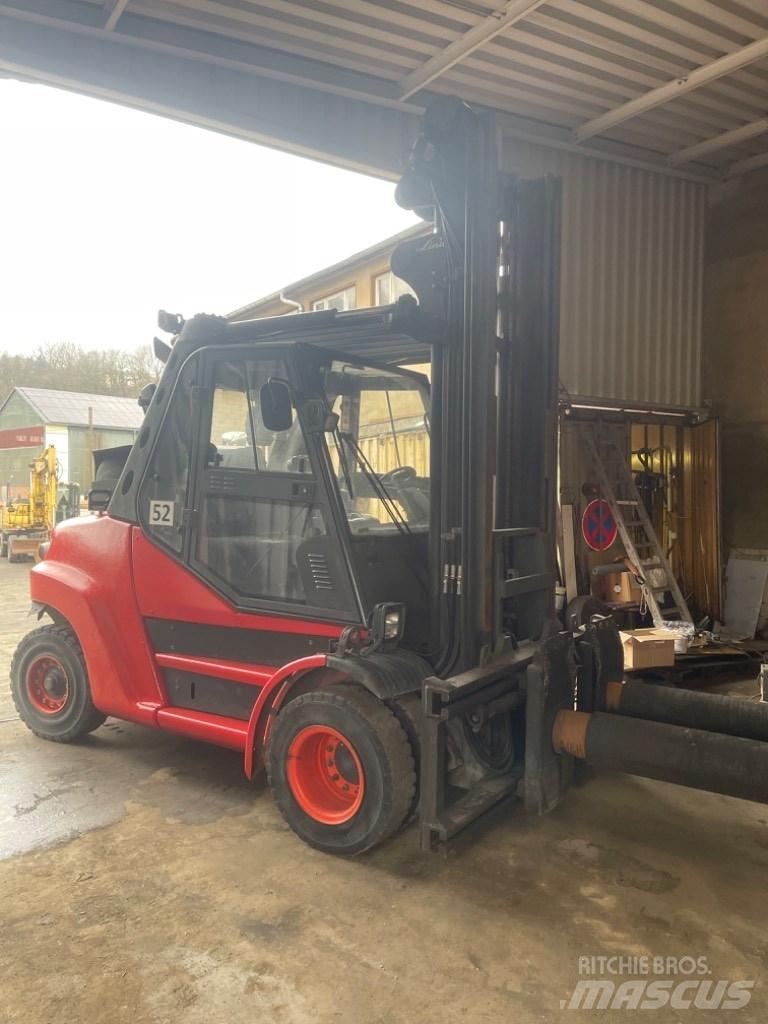 Linde H 80 T 900 Gasolmotviktstruckar