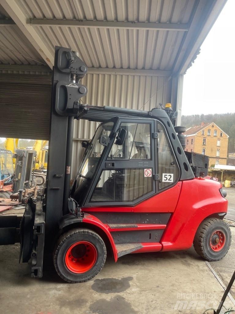Linde H 80 T 900 Gasolmotviktstruckar