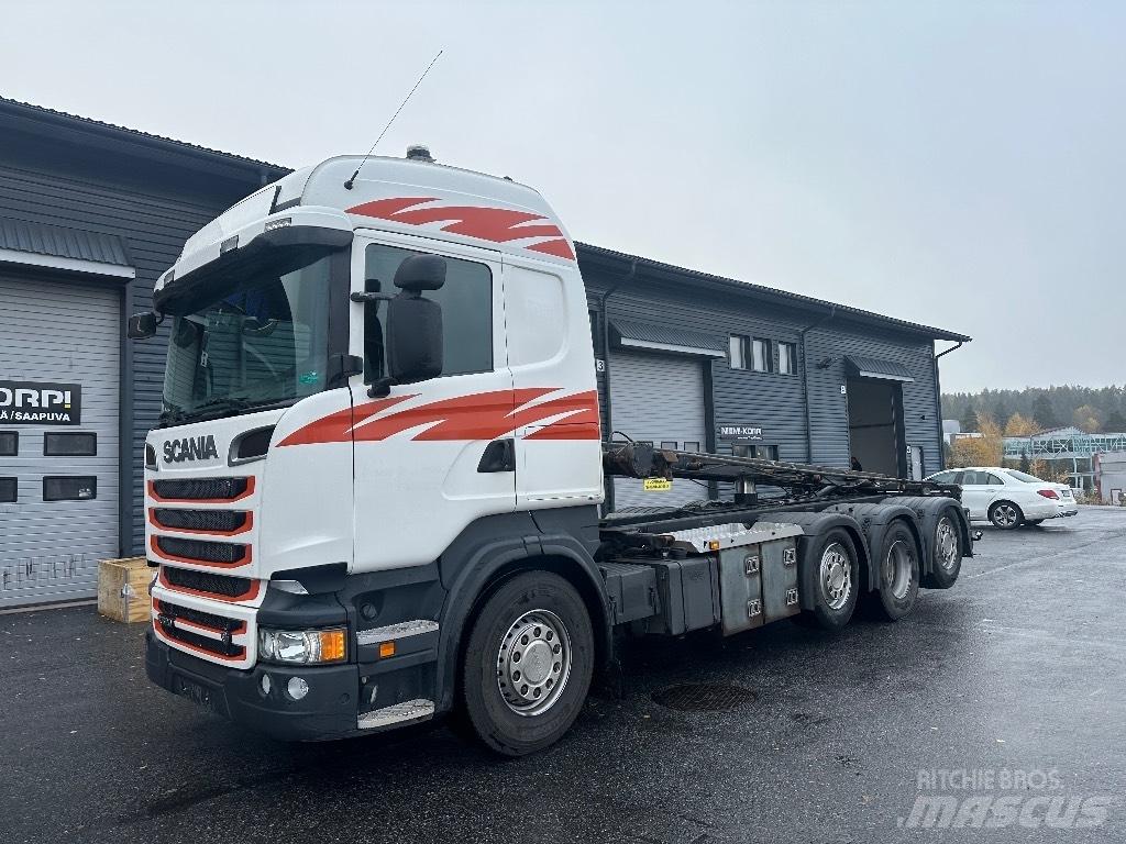 Scania R520 8x2/4 Lastväxlare med kabellift